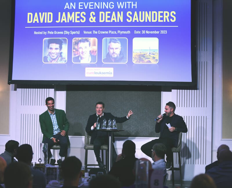 An Evening with David James & Dean Saunders - our sports dinner speakers