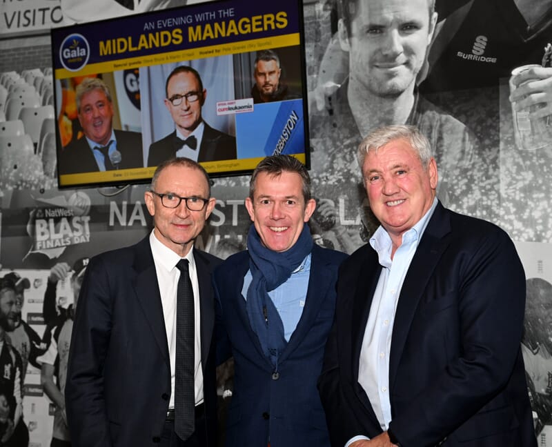 An Evening with the Midlands Managers: A guest with our star speakers Martin O'Neill and Steve Bruce