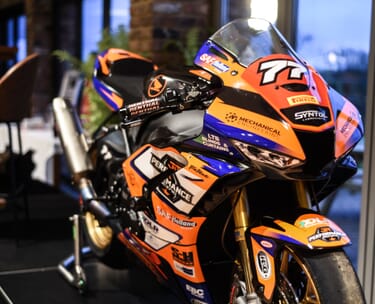 An evening with shane byrne and bradley ray 18 finley-arscott-superbikes-fundraiser-lifton The perfect venue for this superbikes fundraising dinner.