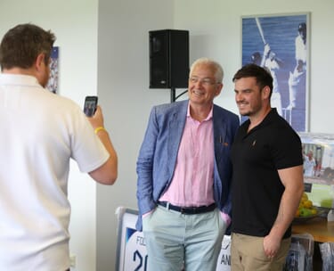 Lord’s long room lunch 2026 21 Wyatt Suite Edgbaston Hospitality with David Gower