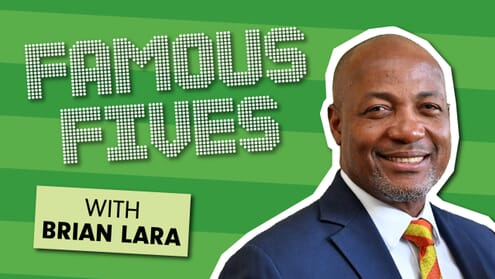 Famous Fives: Brian Lara