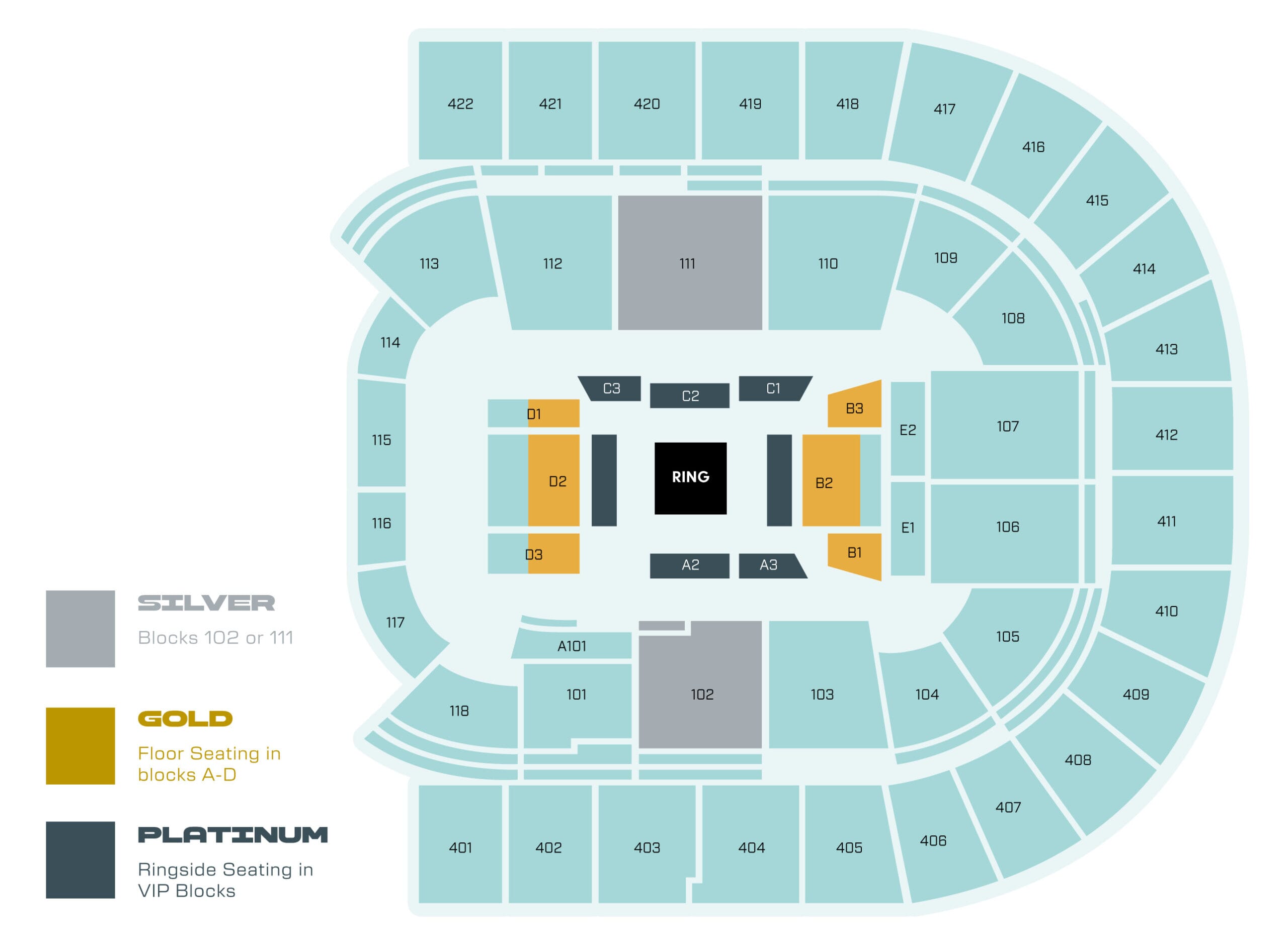 dubois v wardley seating map