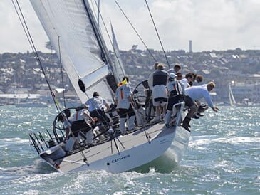 VIP Corporate Hospitality Food dining Staff Incentive Gift Travel Package Cowes Week Festival Sailing Helicoptor