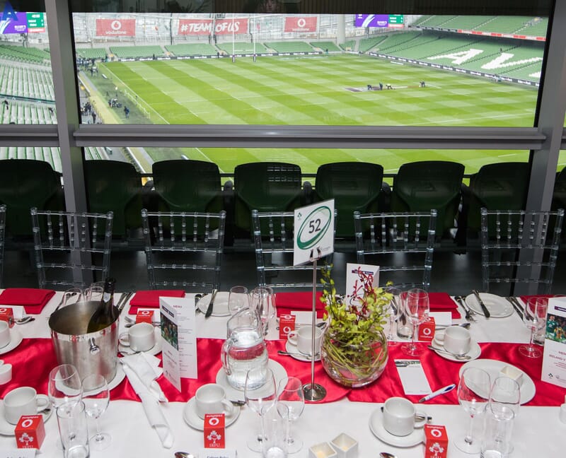 Irish 6 Nations World Cup Rugby VIP corporate sports hospitality