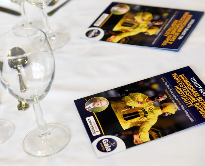 Birmingham Bears vs Worcestershire Rapids Edgbaston Cricket Hospitality Birmingham Bears T20 Hospitality