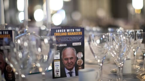 London Lunch with The England Managers Corporate Hospitality