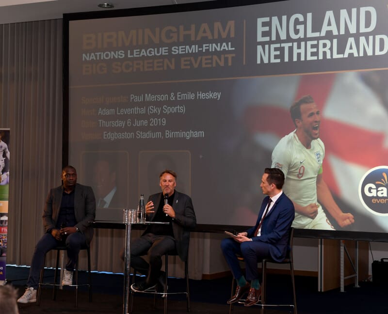 h Euro 2021 Hospitality (Birmingham: Big Screen Event)