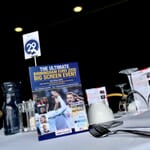 A table setting at our World Cup hospitality at Edgbaston