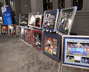 Charity memorabilia auction at Lunch with the Lionesses