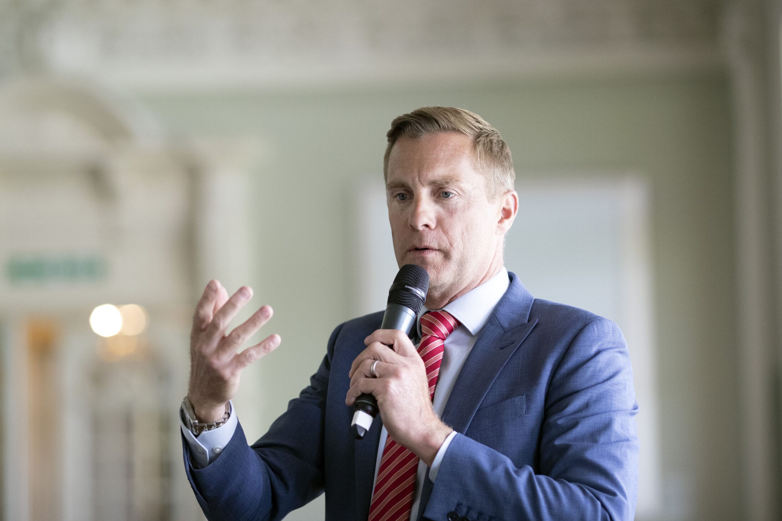 Dave Fulton hosting our Lord's Long Room Lunch 2022