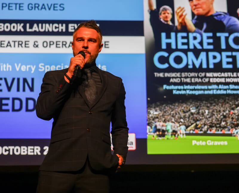 The Here to Compete Book Lunch Event hosted by the author Pete Graves